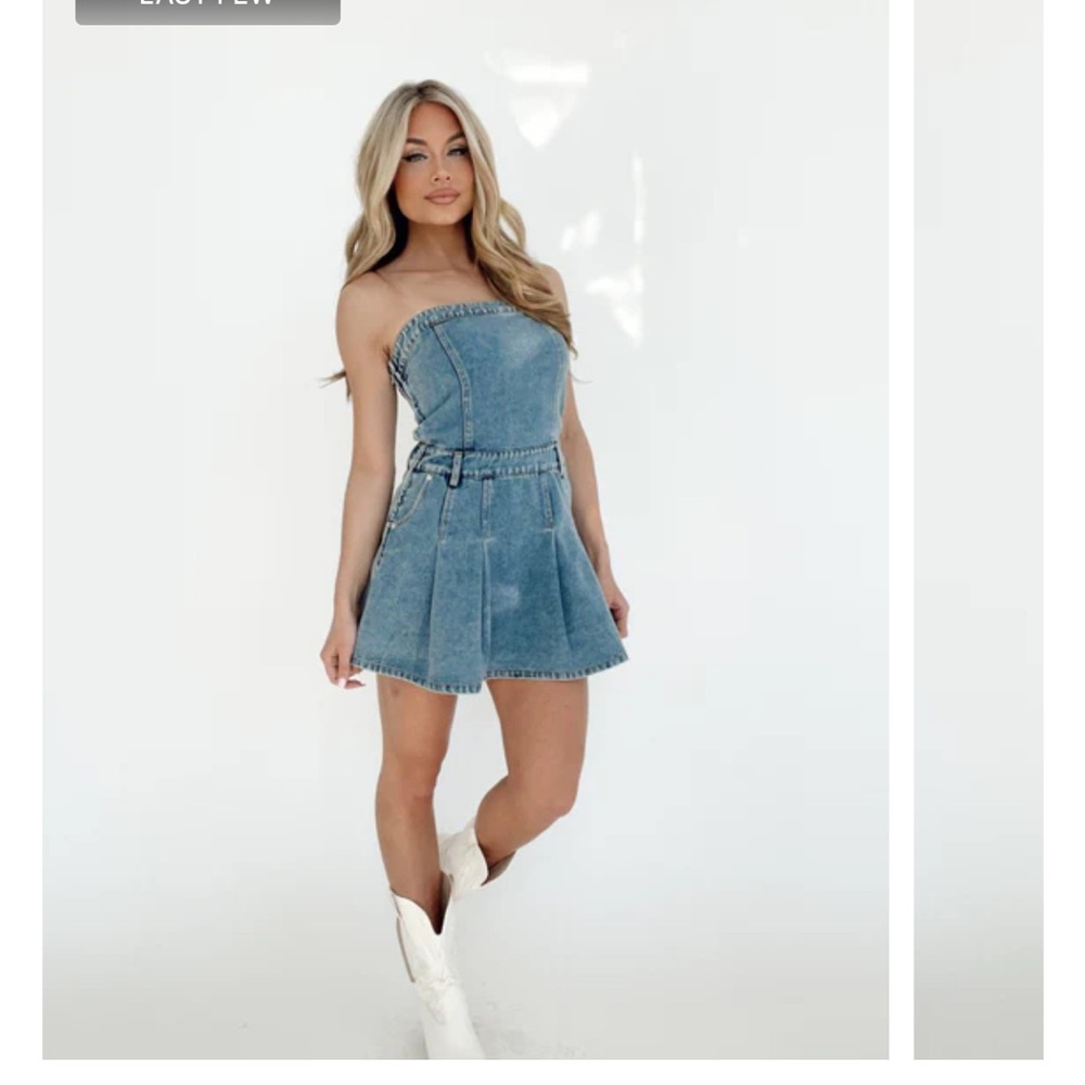 Brand new lane 201 denim dress, perfect for Nashville! Size medium